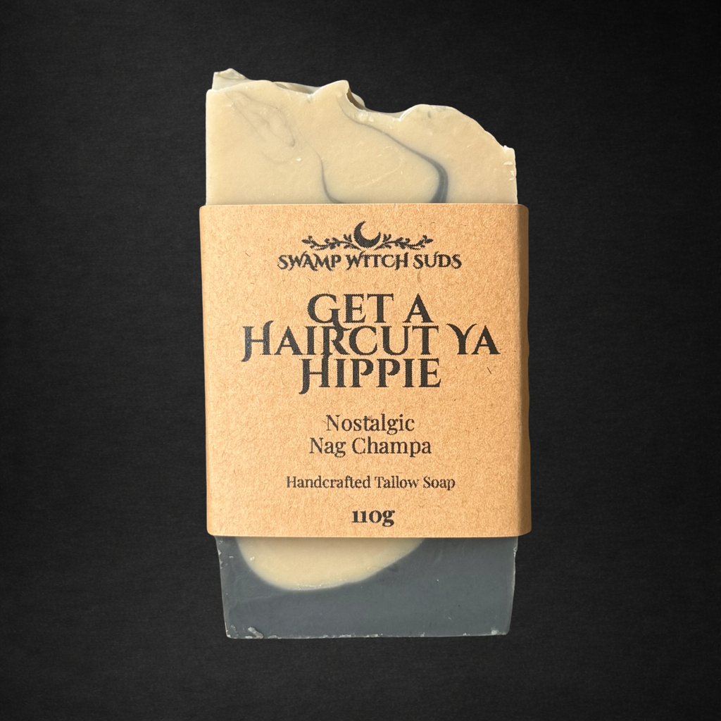 Get A Haircut Ya Hippie | Nostalgic Nag Champa Soap Bar 110g