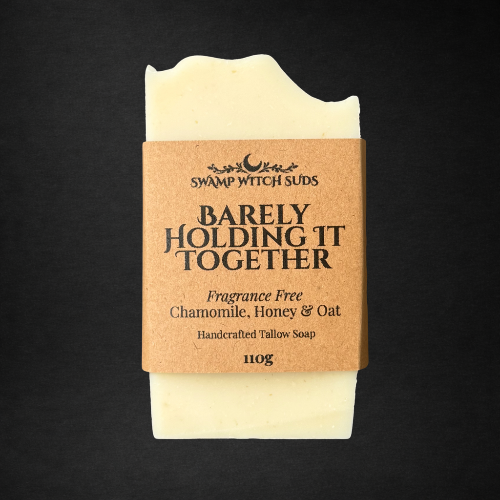 Barely Holding it Together | Fragrance-Free Chamomile, Honey & Oat Soap Bar 110g