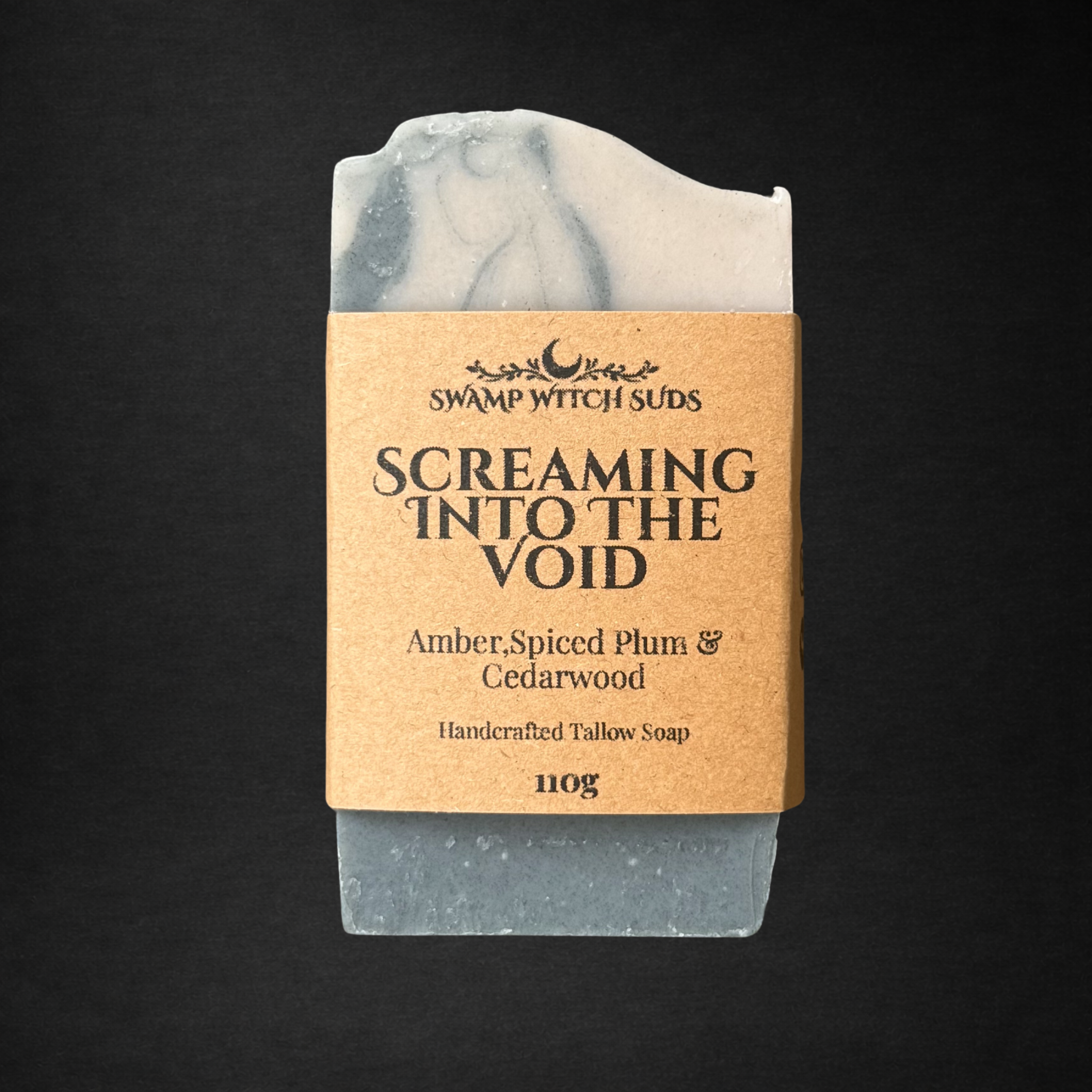 Screaming Into The Void | Amber, Spiced Plum & Cedarwood Soap Bar 110g Main image